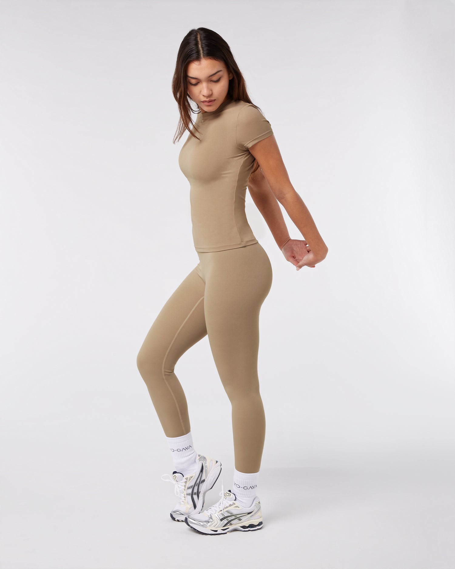 Short Sleeve Top - Sandy Beige