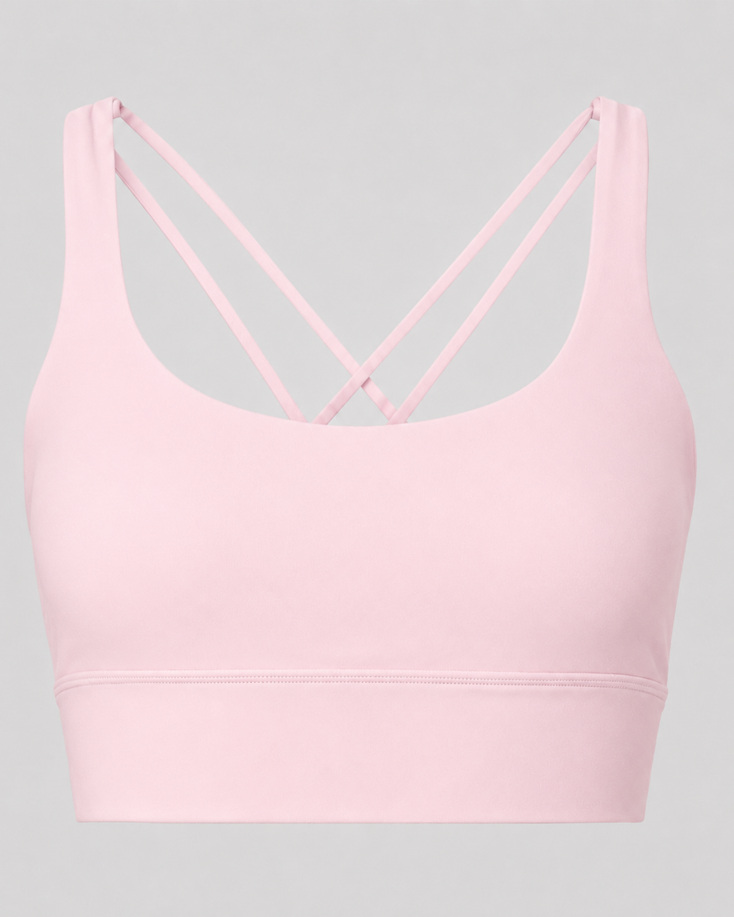 Cross Back Bra - Blossom Pink
