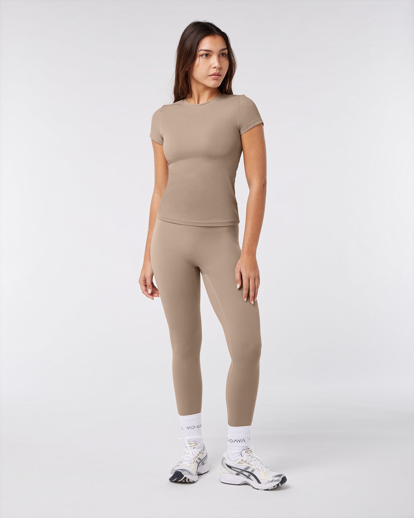 Short Sleeve Top - Sandy Beige