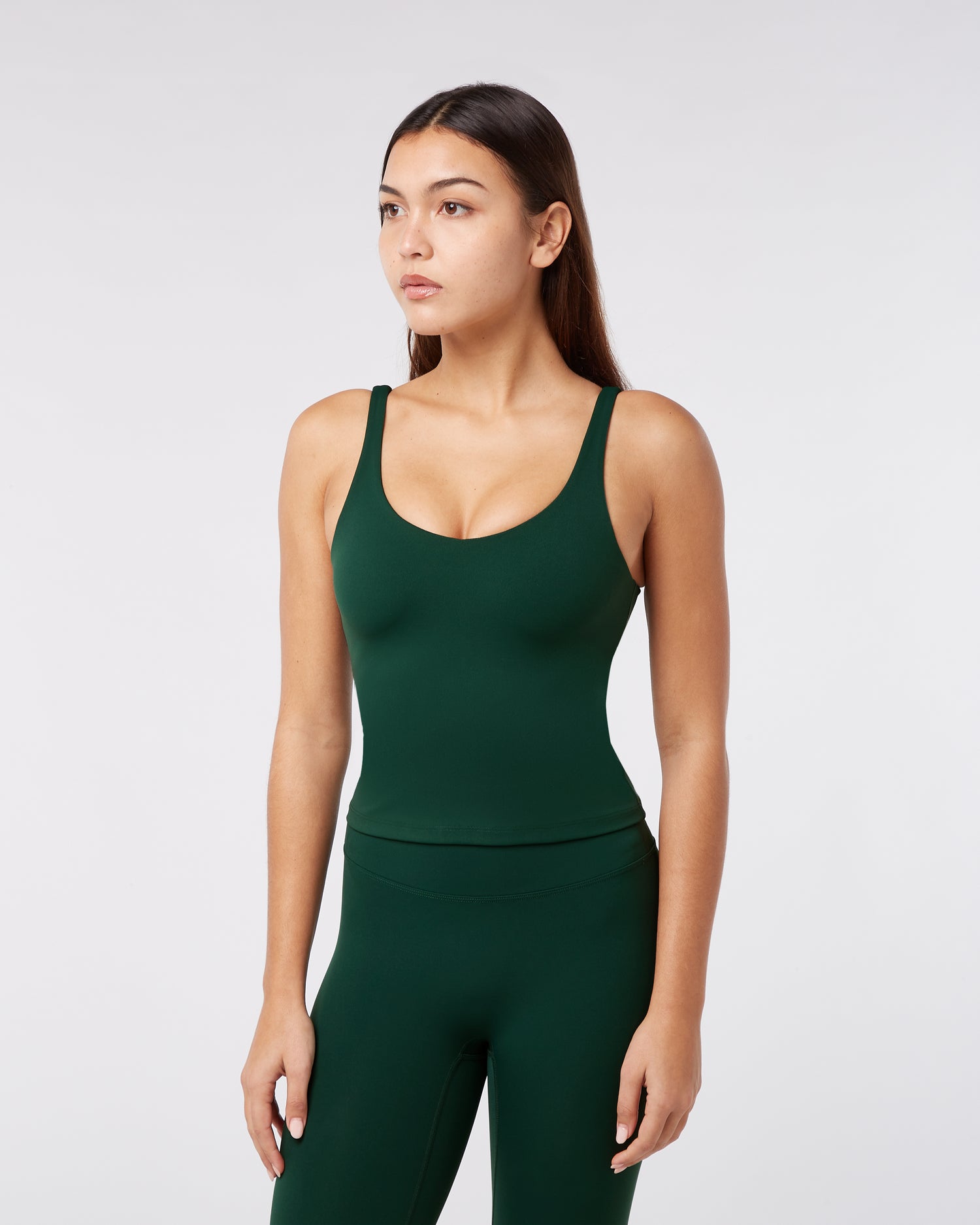 Sculpting Top - Jungle Green