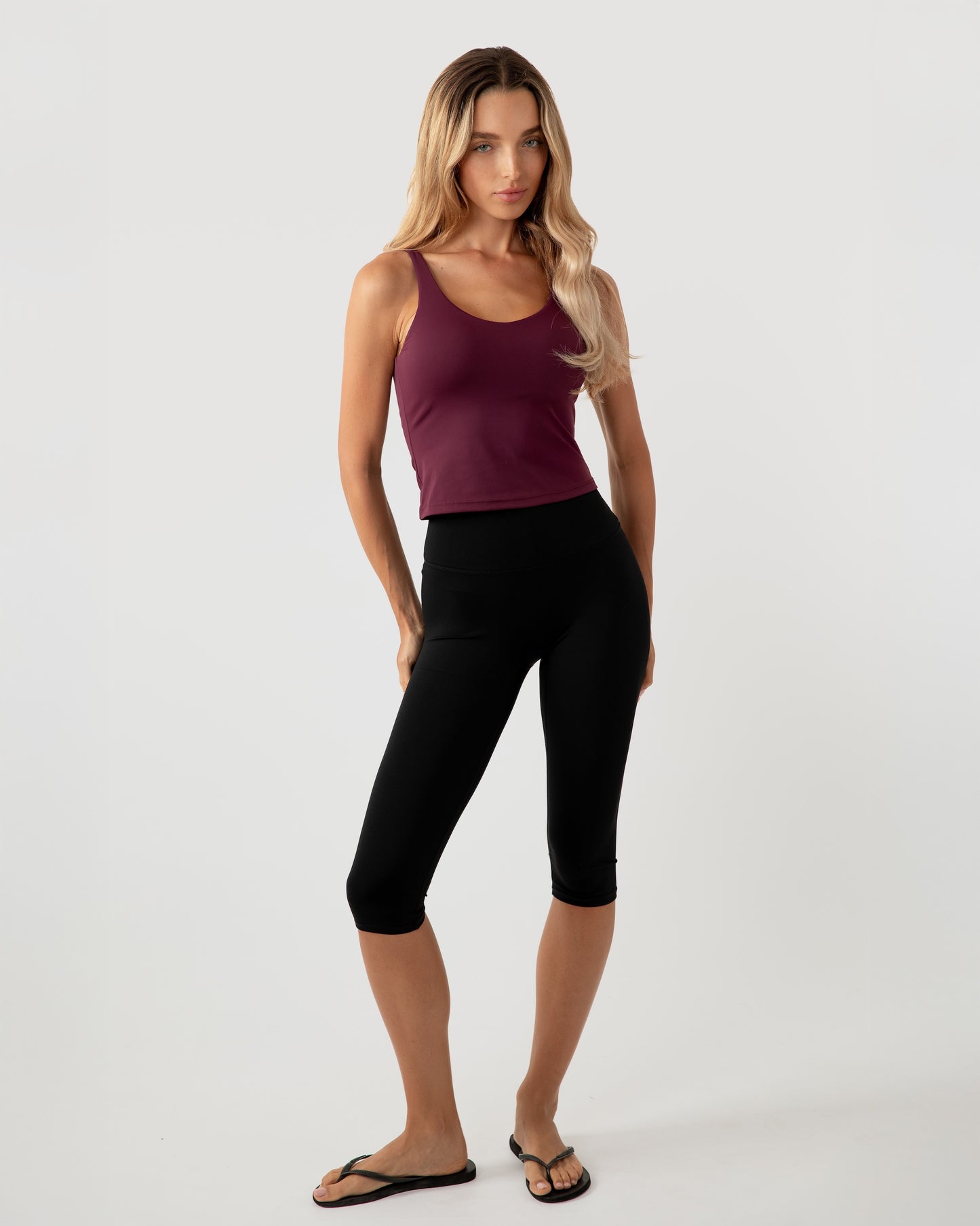 Sculpting Top - Midnight Red