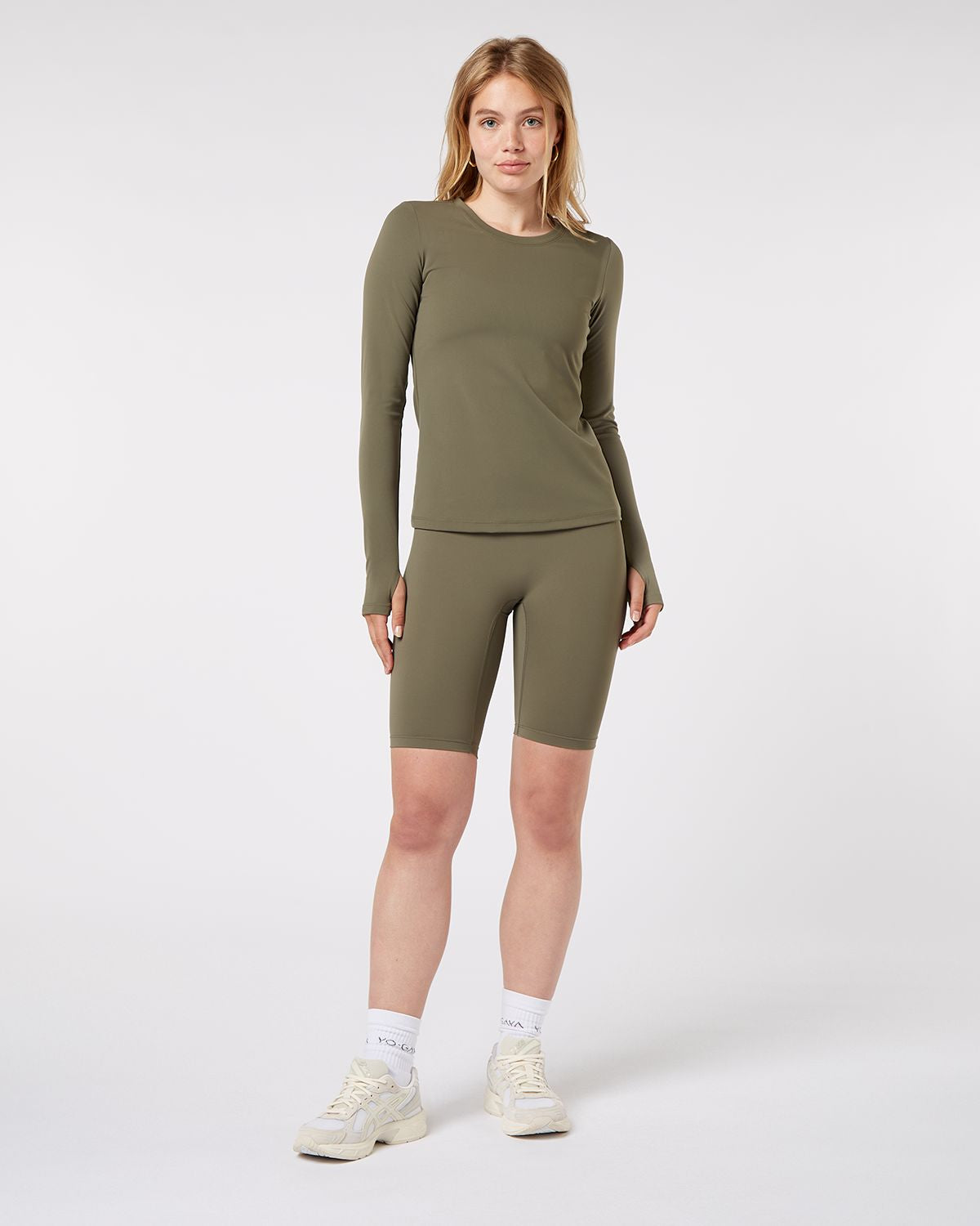Long Sleeve Top - Olive Green