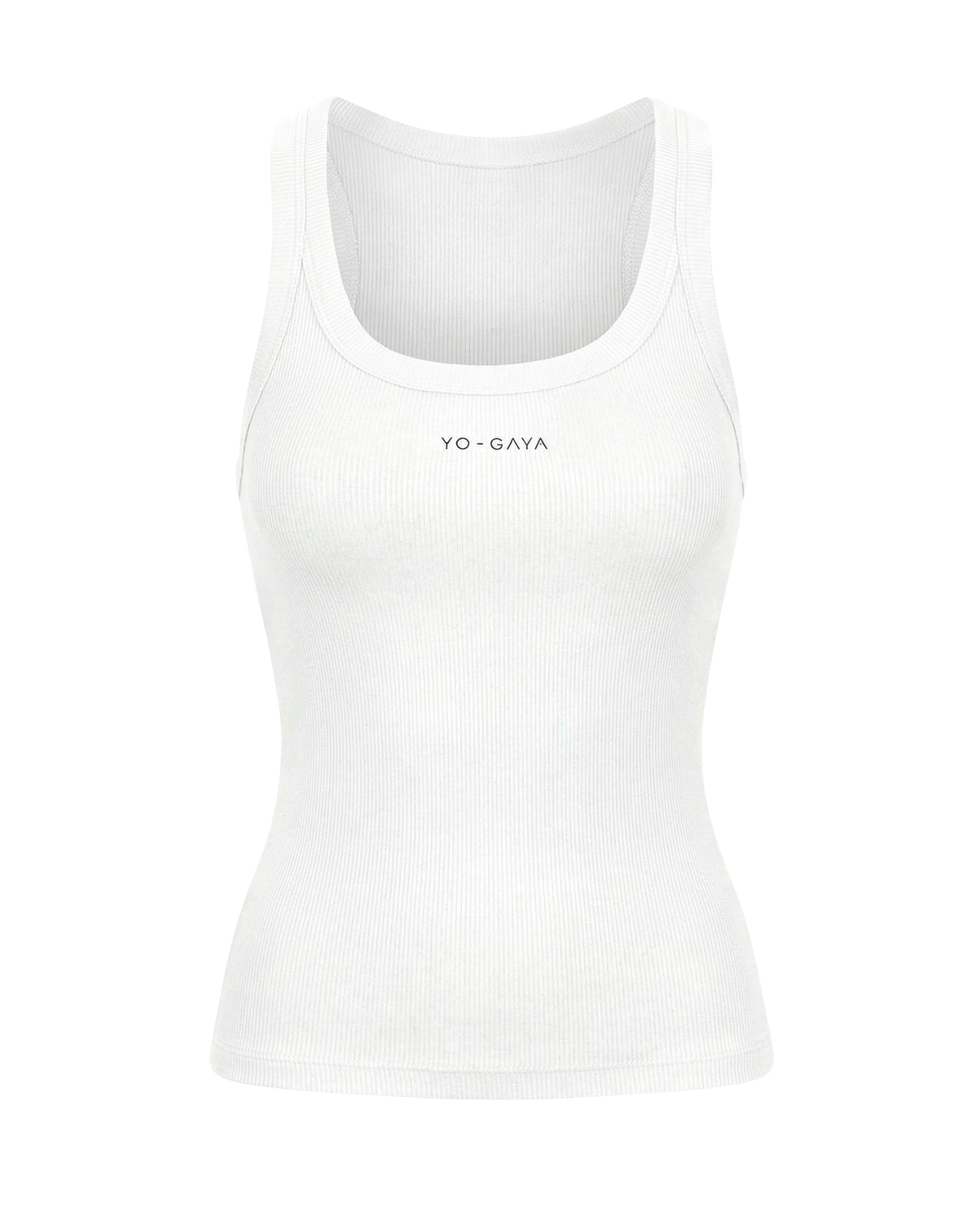 Ribbed Tank Top - White