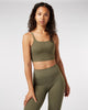 Sports Bra - Olive Green