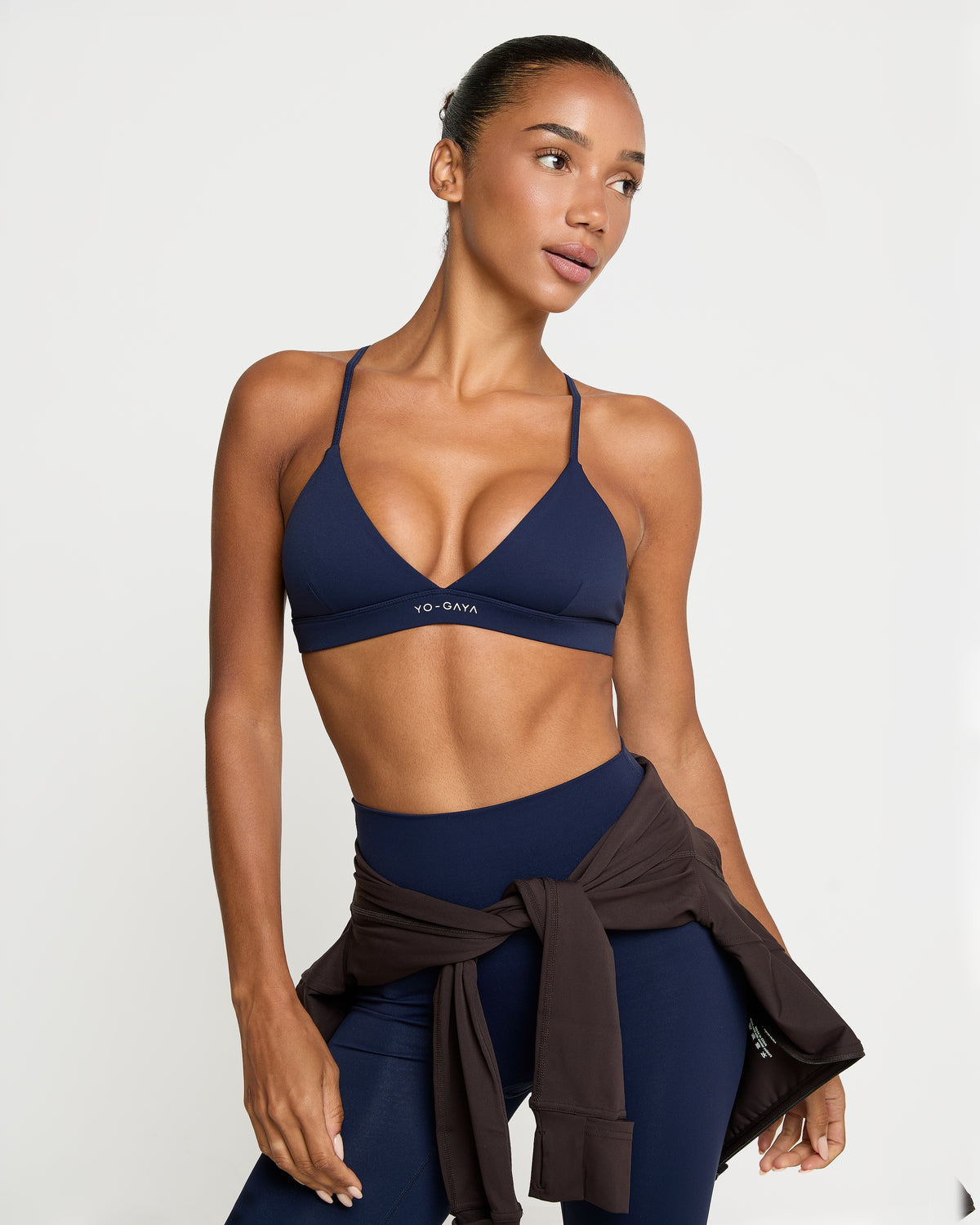 Studio Triangle Bra - Navy Blue
